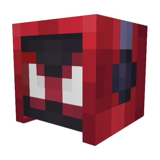 Nomaders Minecraft avatar head, 3D render