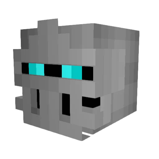 Nomadson Minecraft avatar head, 3D render