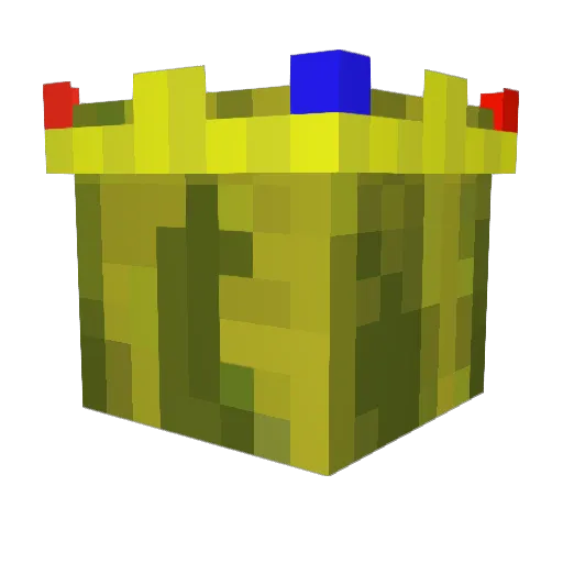 Nomhb Minecraft avatar head, 3D render