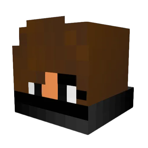 Nomie03 Minecraft avatar head, 3D render