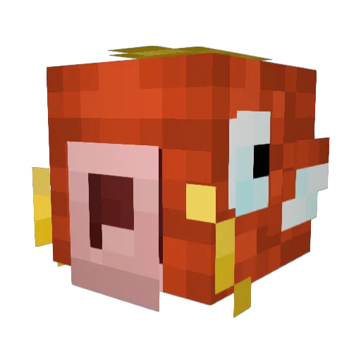 Nomisnod Minecraft avatar head, 3D render