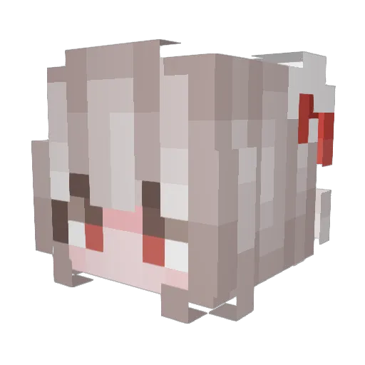 Nomo220 Minecraft avatar head, 3D render