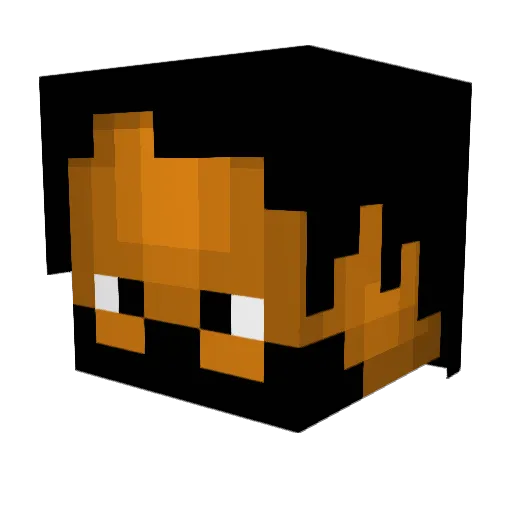 Nomsiiiii Minecraft avatar head, 3D render