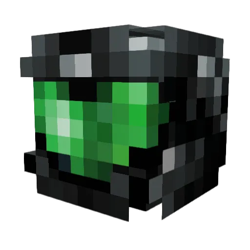Nomurah Minecraft avatar head, 3D render