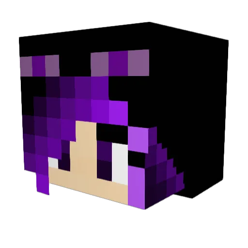 Nomyard Minecraft avatar head, 3D render