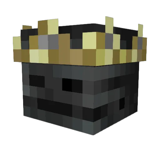 Nomyszz Minecraft avatar head, 3D render