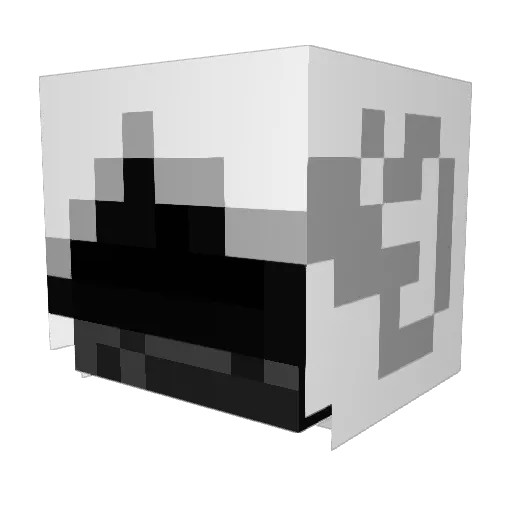 Non0ld Minecraft avatar head, 3D render