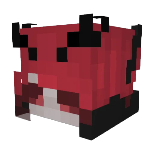 NonLover Minecraft avatar head, 3D render