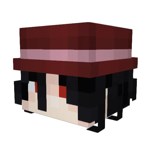 NonTofu Minecraft avatar head, 3D render
