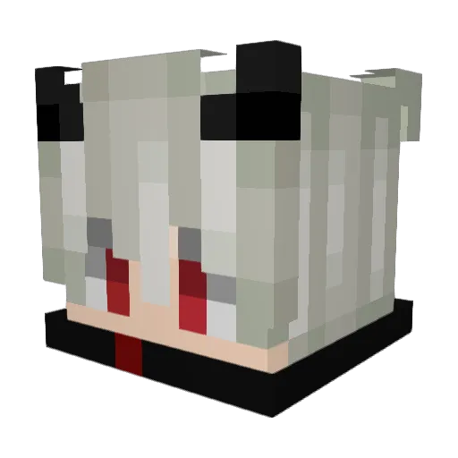 Noname15387 Minecraft avatar head, 3D render