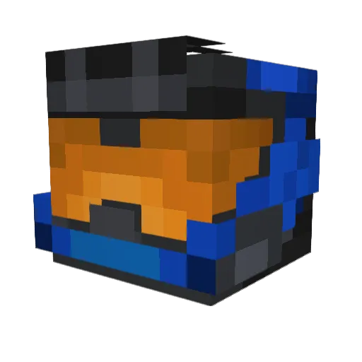 Nonandez Minecraft avatar head, 3D render
