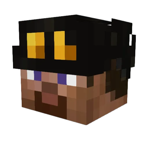 NoneUsernames Minecraft avatar head, 3D render