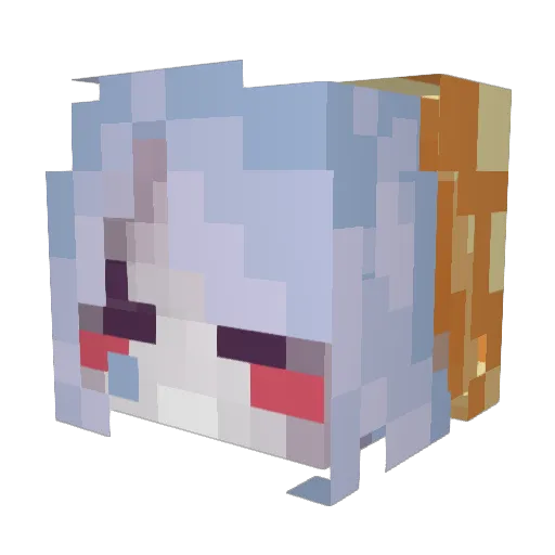 NonexistentNomad Minecraft avatar head, 3D render