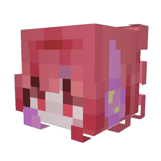 NongBeam Minecraft avatar head, 3D render