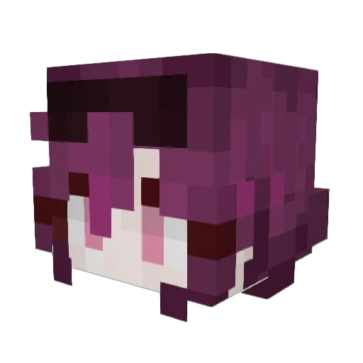 Nongtiger Minecraft avatar head, 3D render