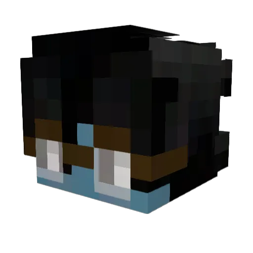 NonhumanMichael Minecraft avatar head, 3D render