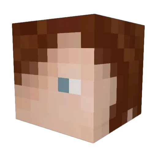 Nono9412 Minecraft avatar head, 3D render