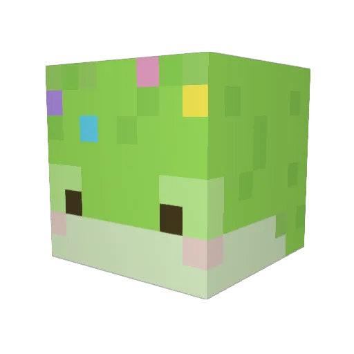 NonoUwO Minecraft avatar head, 3D render