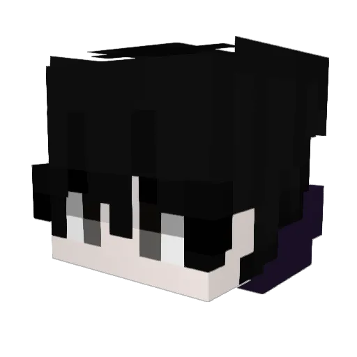 Nonodutacos Minecraft avatar head, 3D render