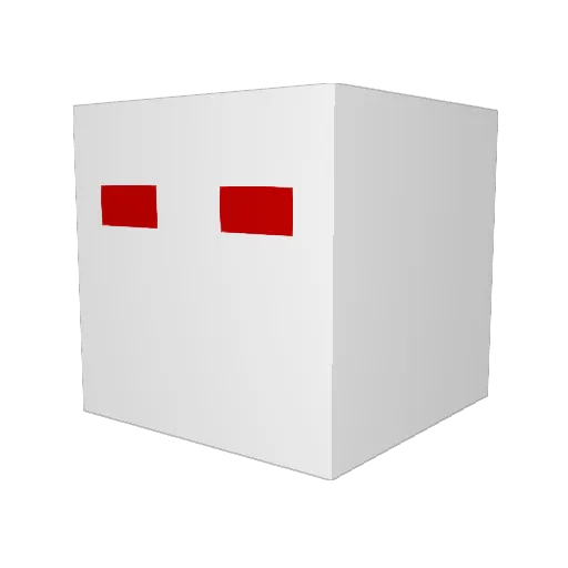 Nonotte1280 Minecraft avatar head, 3D render