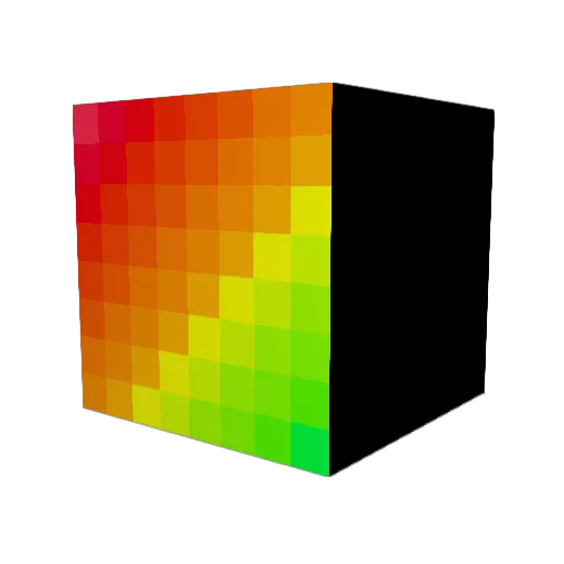 Nonox_15x Minecraft avatar head, 3D render