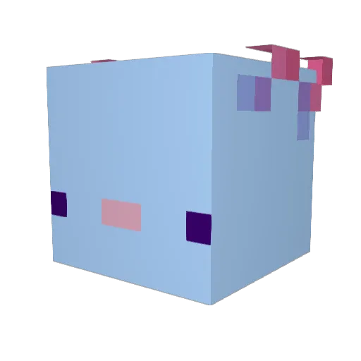 Nonth Minecraft avatar head, 3D render