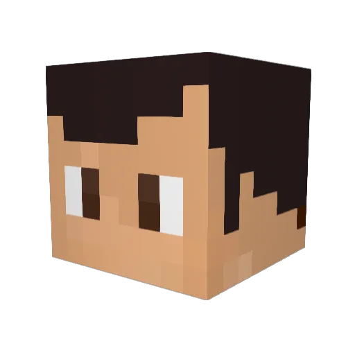NooIyer Minecraft avatar head, 3D render