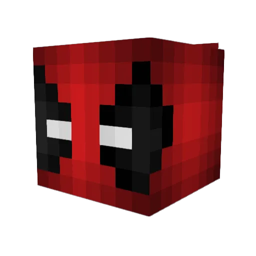 NoobHub1 Minecraft avatar head, 3D render