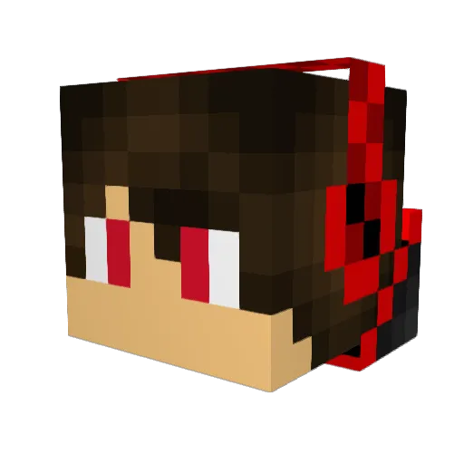 NoobKing09 Minecraft avatar head, 3D render