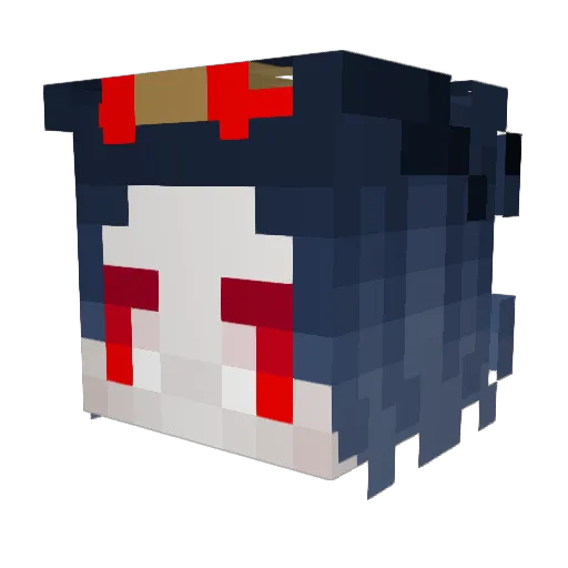 NoobMaster8015 Minecraft avatar head, 3D render