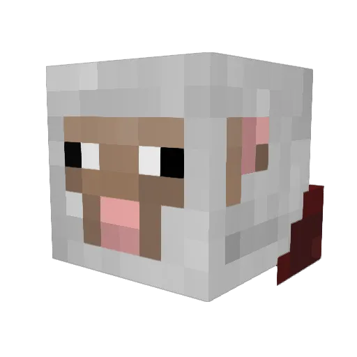 NoobNegotiator Minecraft avatar head, 3D render