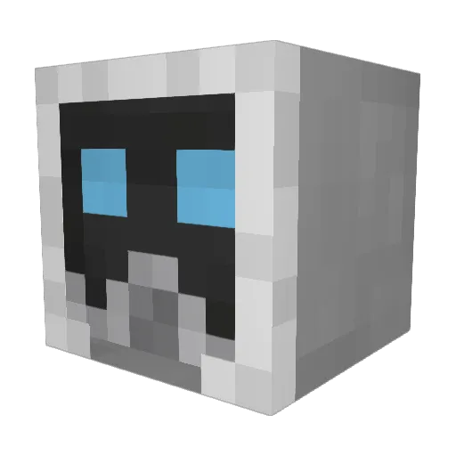 NoobSaibot133 Minecraft avatar head, 3D render