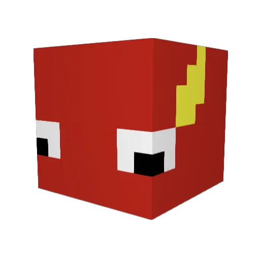 NoobWille Minecraft avatar head, 3D render