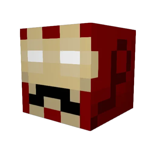 Noob_Master_69__ Minecraft avatar head, 3D render