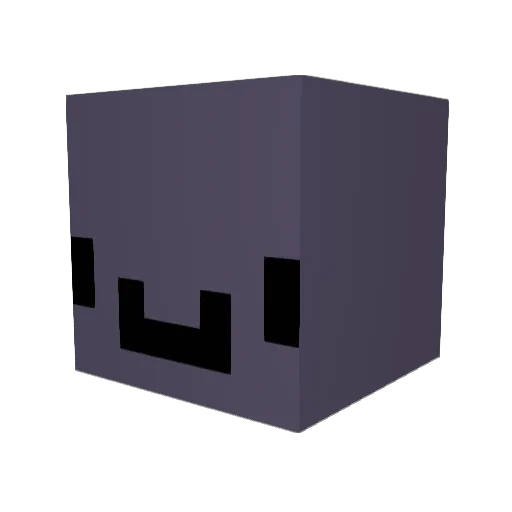NoobieAnd Minecraft avatar head, 3D render
