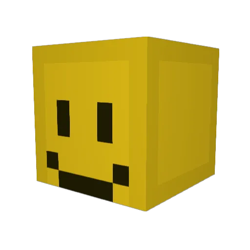 NoobieCZ Minecraft avatar head, 3D render