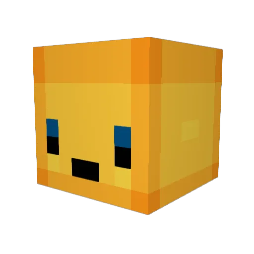 Noobius_322 Minecraft avatar head, 3D render