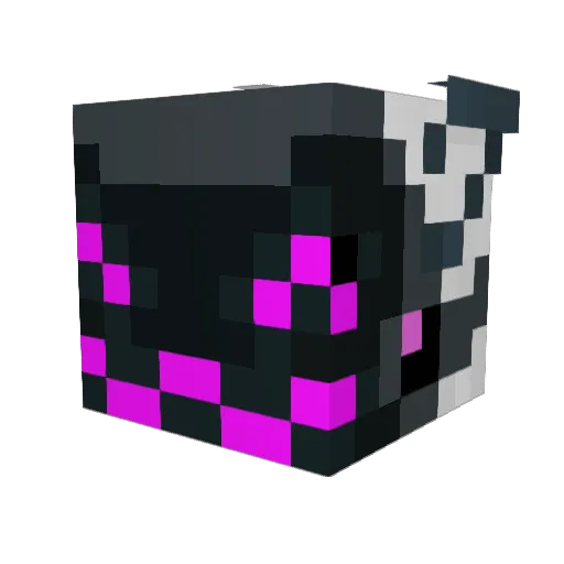 Nooby1221 Minecraft avatar head, 3D render