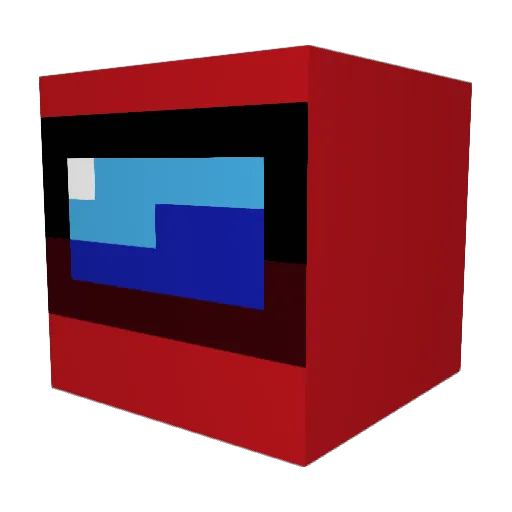 NoodleCopter Minecraft avatar head, 3D render