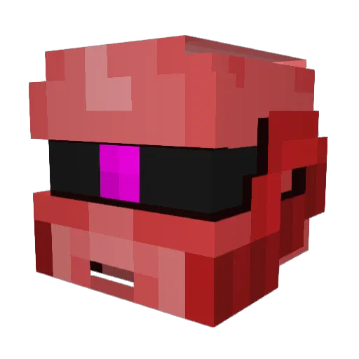NoodleNoodle1202 Minecraft avatar head, 3D render