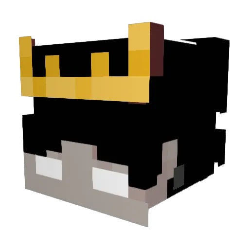 Noodles281 Minecraft avatar head, 3D render