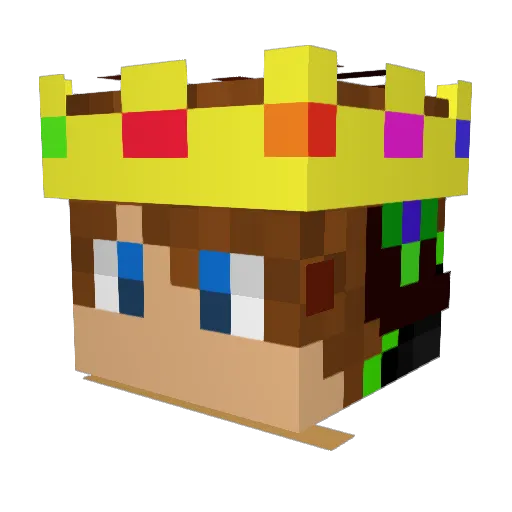 NoogythePro Minecraft avatar head, 3D render
