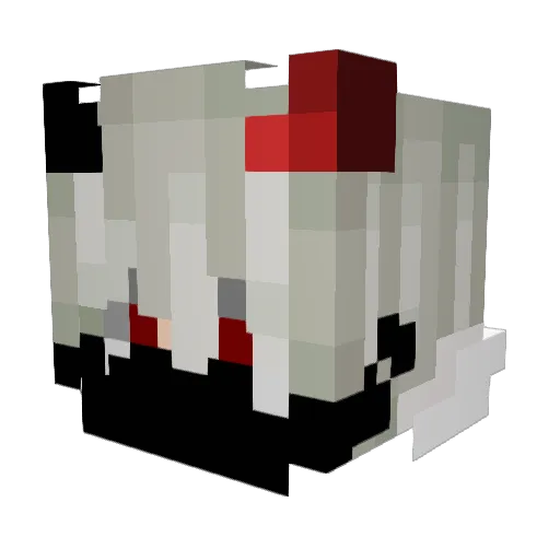 NoolRaiks Minecraft avatar head, 3D render