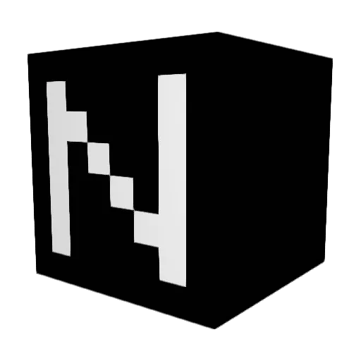 Noolof Minecraft avatar head, 3D render