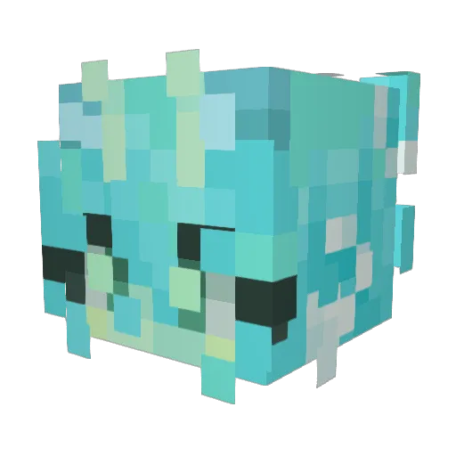 Noomiey Minecraft avatar head, 3D render