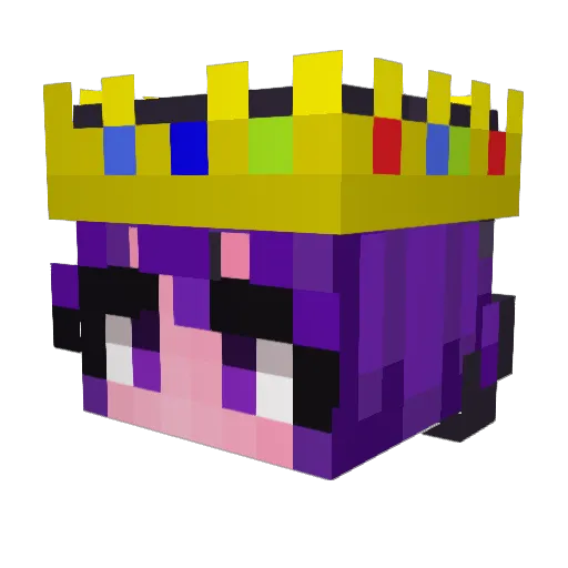NooneInst Minecraft avatar head, 3D render