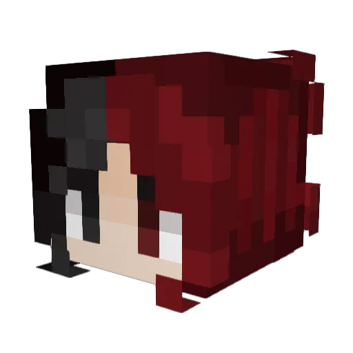 Noone_Saelas Minecraft avatar head, 3D render