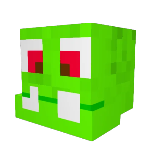 NooperZero1000 Minecraft avatar head, 3D render