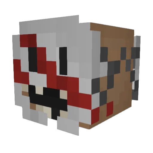 Noopy19080 Minecraft avatar head, 3D render
