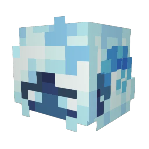Noorloor Minecraft avatar head, 3D render